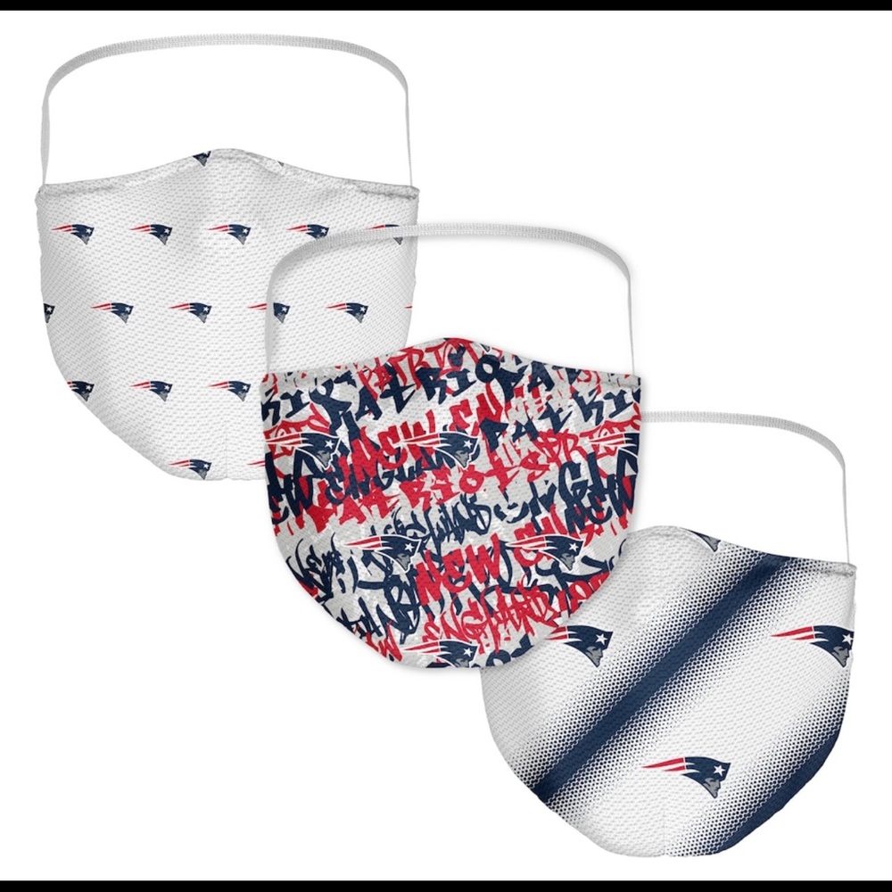 Fanatics New England patriots 3pk face masks (Brand new) sealed